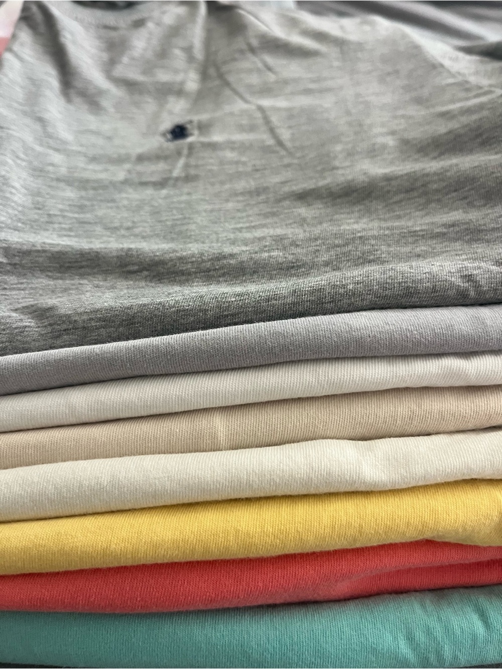Lot of 8 men’s tees - Ralph Lauren Polo and Greg Norman - excellent condition M